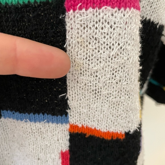 Vintage Grandma Checkerboard Colorful Sweater - Picture 7 of 15